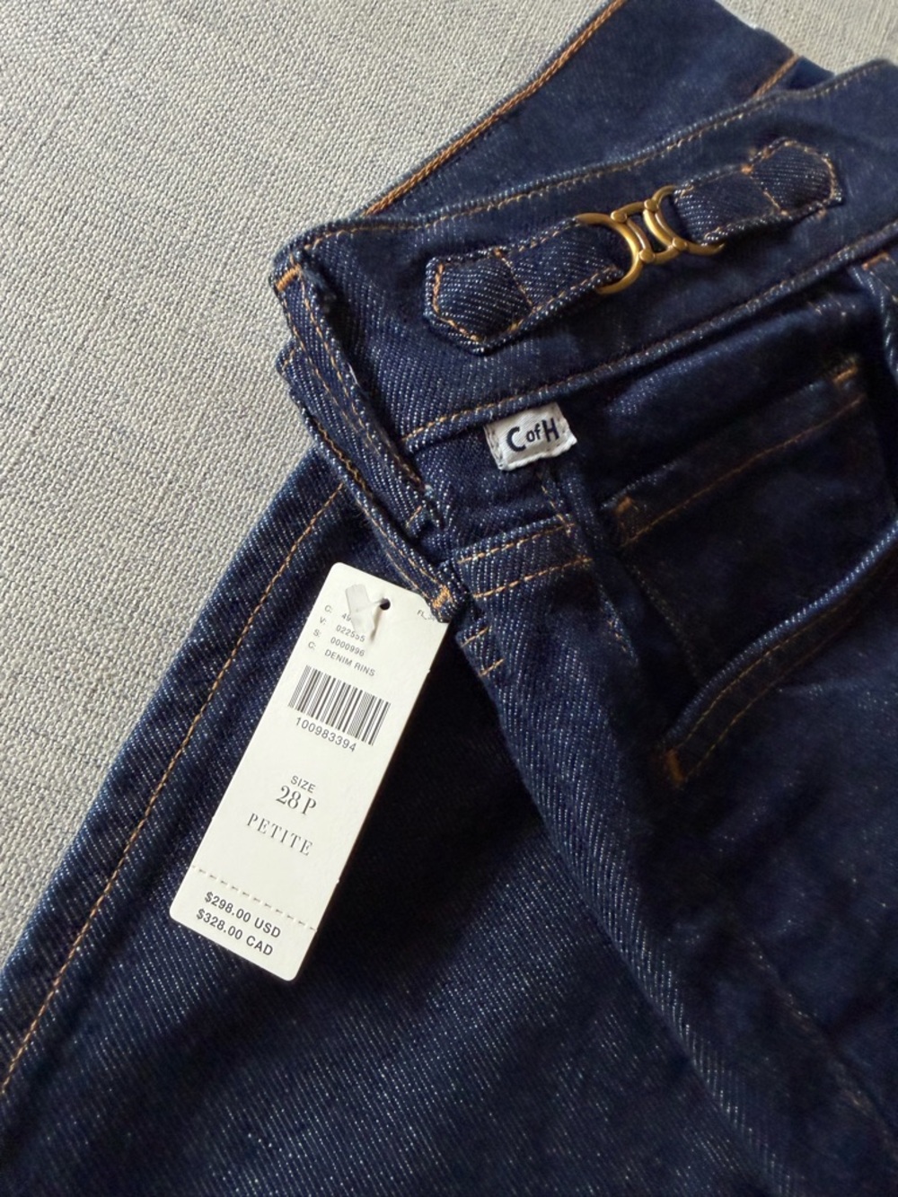 Citizens Of Humanity Dark Indigo Wide-Leg Jeans - Picture 2 of 9